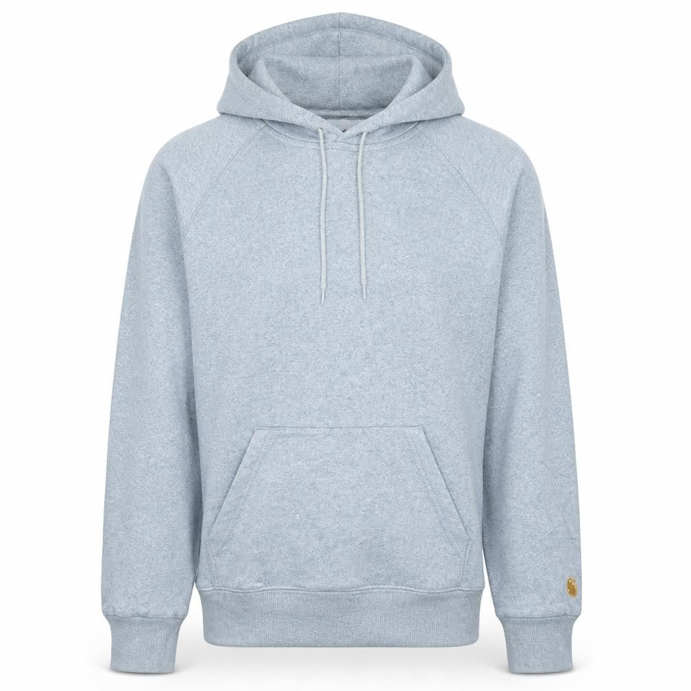 Carhartt Men's Grey Pullover Hoodie Work In Progress Medium Fleece Lined