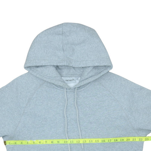 Carhartt Men's Grey Pullover Hoodie Work In Progress Medium Fleece Lined