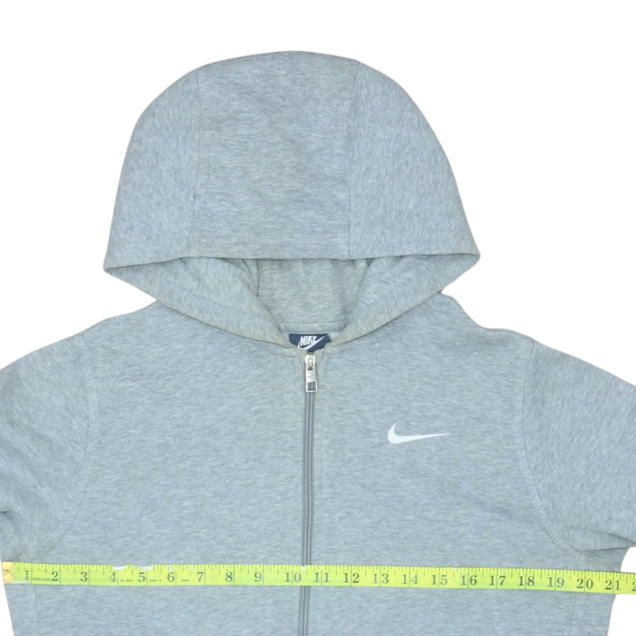 Nike Boys Grey Full Zip Hoodie XL 13-15 Years Classic Sportswear