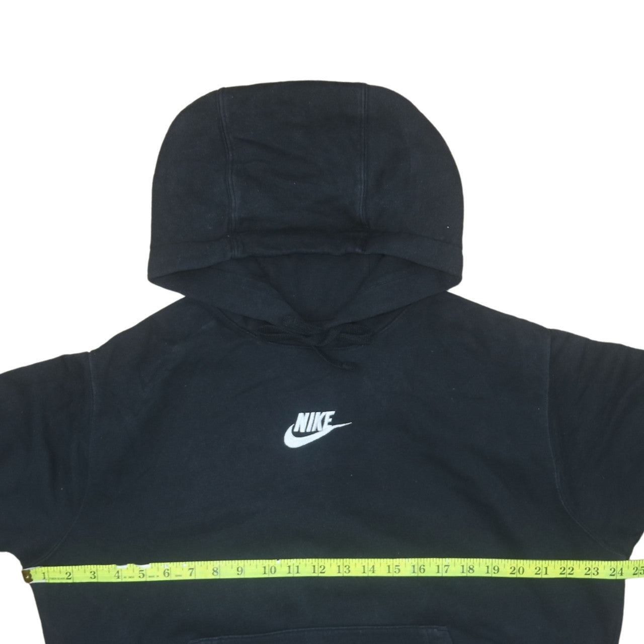 Nike Women's Black Pullover Hoodie Medium Cotton Blend Logo