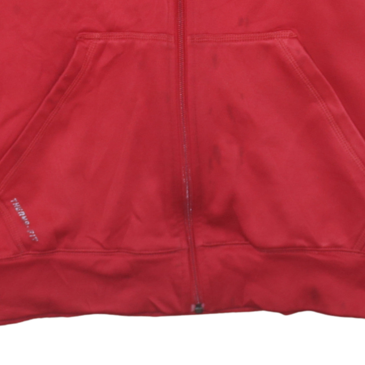 Nike Men's Red Therma-Fit Full Zip Hoodie Size M