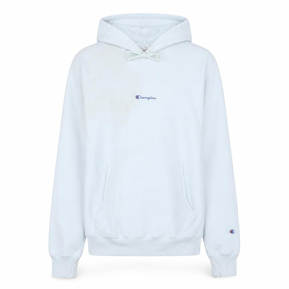 Champion Men's White Small Pullover Hoodie Sweatshirt