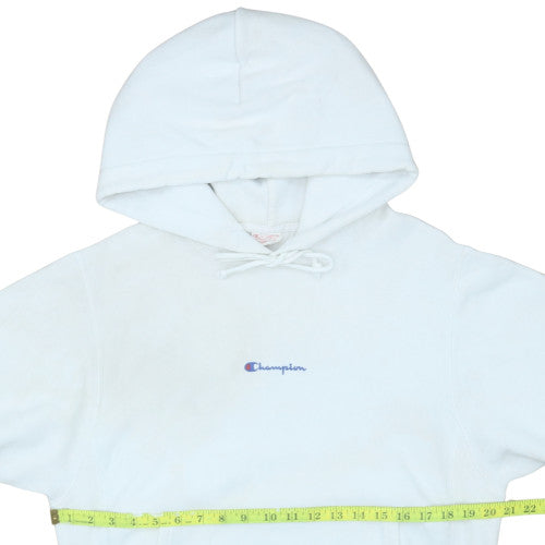 Champion Men's White Small Pullover Hoodie Sweatshirt