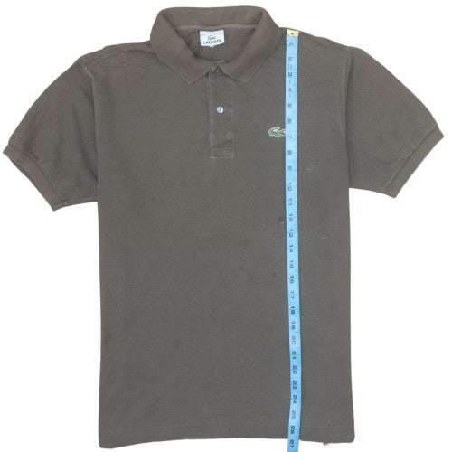 Lacoste Mens Brown Short Sleeve Cotton Polo Shirt Size S