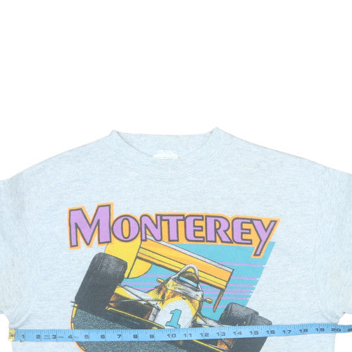 Tultex Women's Grey Monterey 1993 Graphic Pullover Sweatshirt Medium