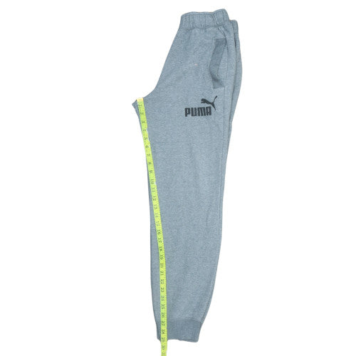 Puma Men Grey Small Sweatpants Trousers Elastic Waist Jogger