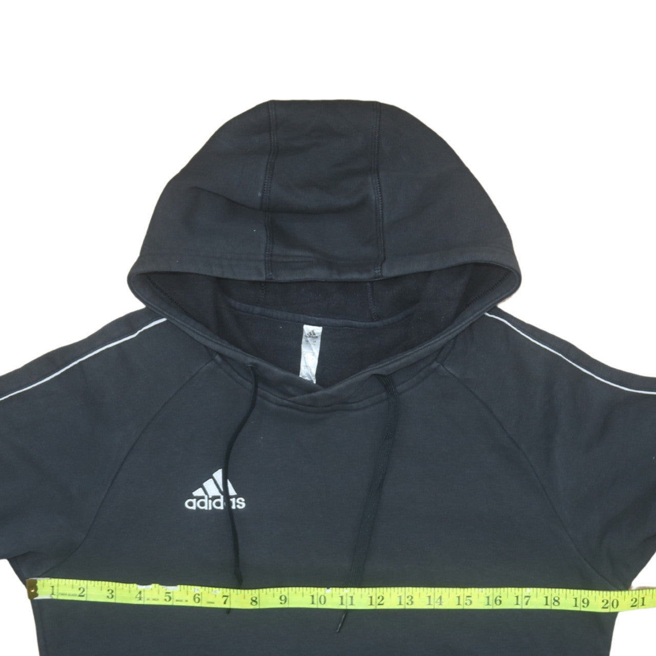 Adidas Men’s Black Small Pullover Hoodie Fleece Sportswear