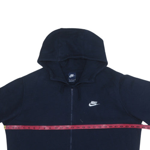 Nike Men’s Blue Full Zip Hoodie XL Fleece Sports Sweatshirt