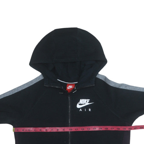 Nike Mens Black Full Zip Hoodie M Sports Fleece Sweatshirt