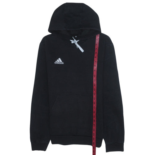 Adidas Men's Black Pullover Hoodie Size S Sports Fleece