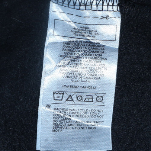 Adidas Men's Black Pullover Hoodie Size S Sports Fleece