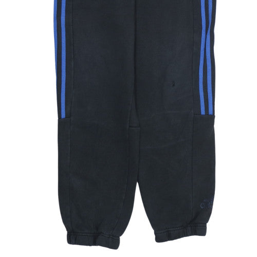 Adidas Boys Black Jogger Trousers 13-14 Years Fleece Lined Activewear