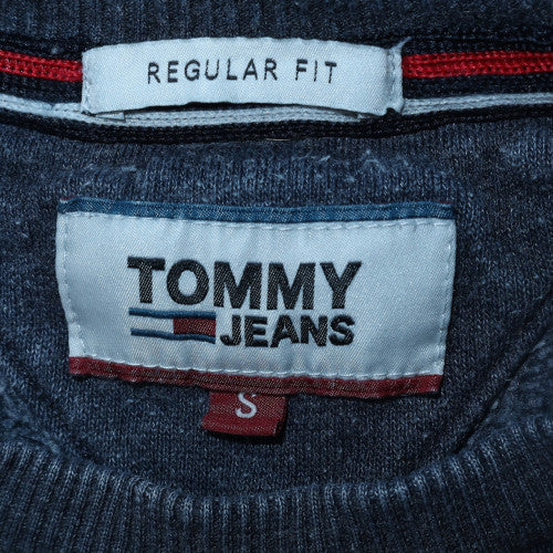 Tommy Jeans Men's Blue Crew Neck Pullover Sweatshirt Size S