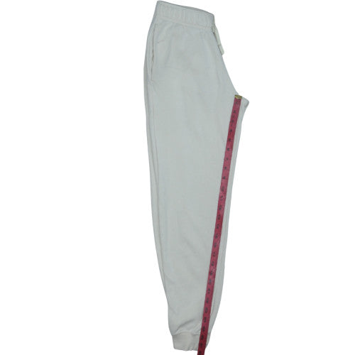Nike Womens White XS Jogger Sweatpants Elastic Waist Drawstring