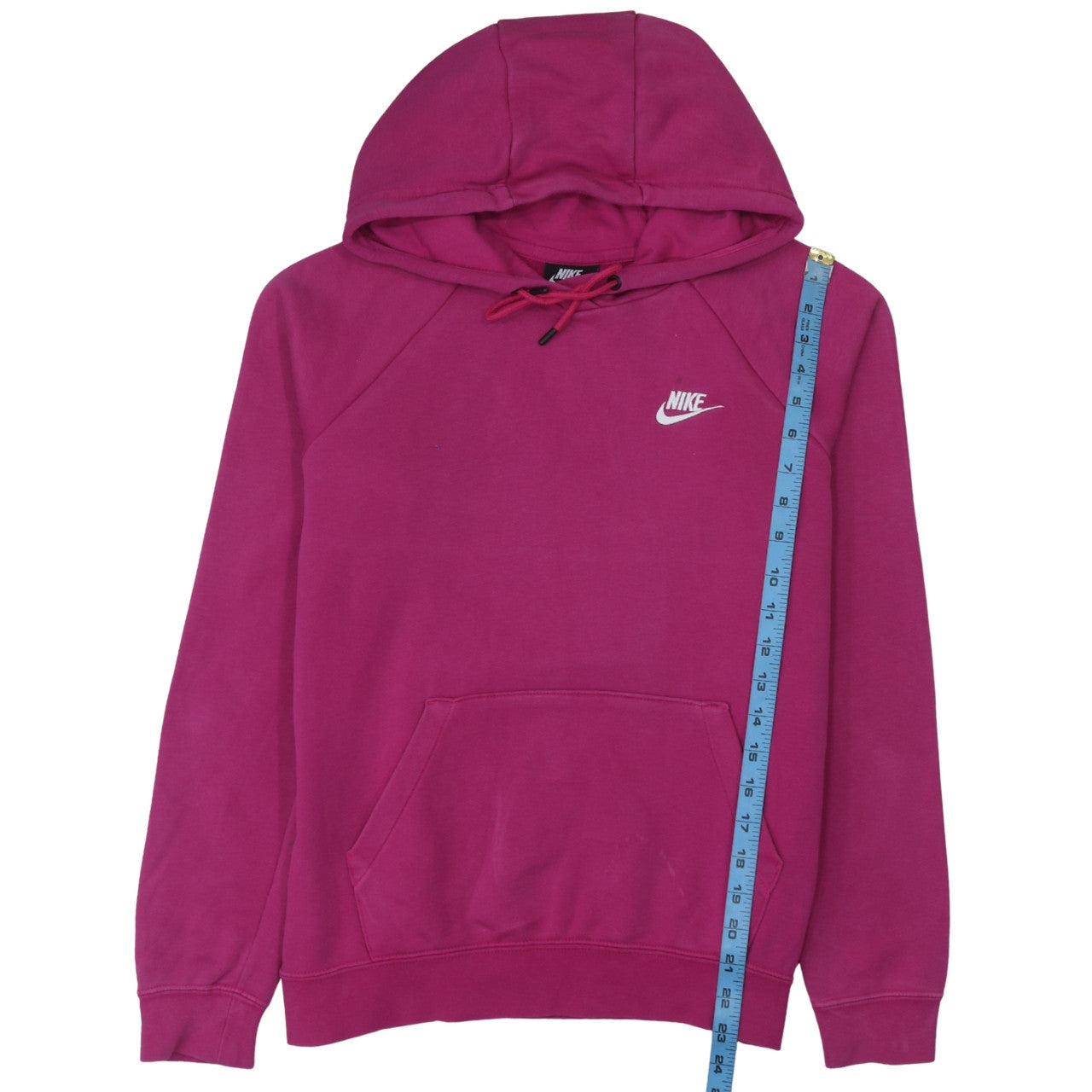 Nike Women's Pink Pullover Hoodie Small Cotton Blend Sportswear