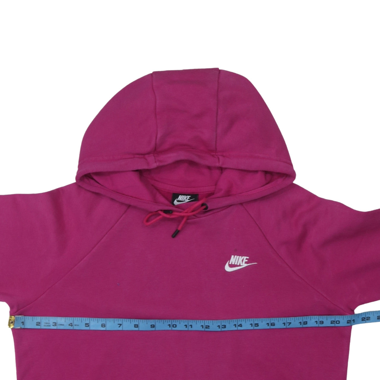 Nike Women's Pink Pullover Hoodie Small Cotton Blend Sportswear