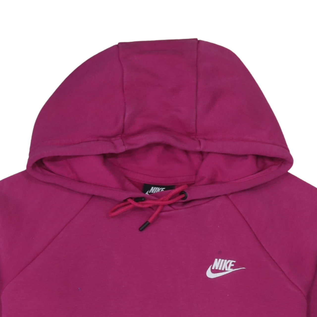 Nike Women's Pink Pullover Hoodie Small Cotton Blend Sportswear