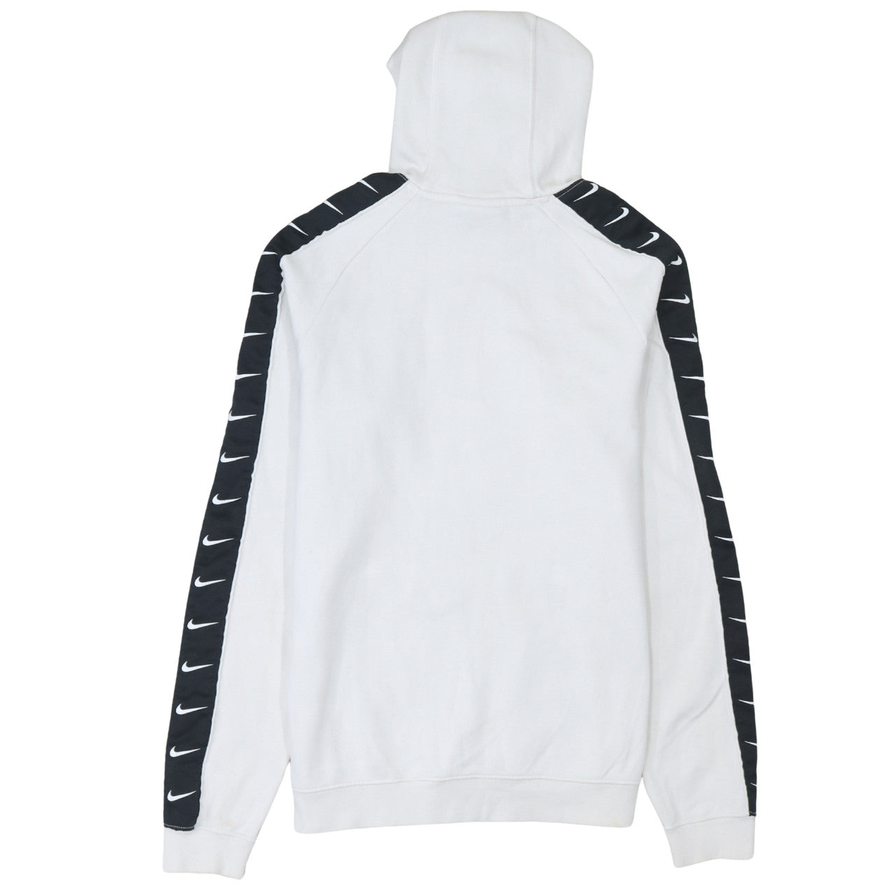 Nike Men White Pullover Hoodie Small Logo Sportswear