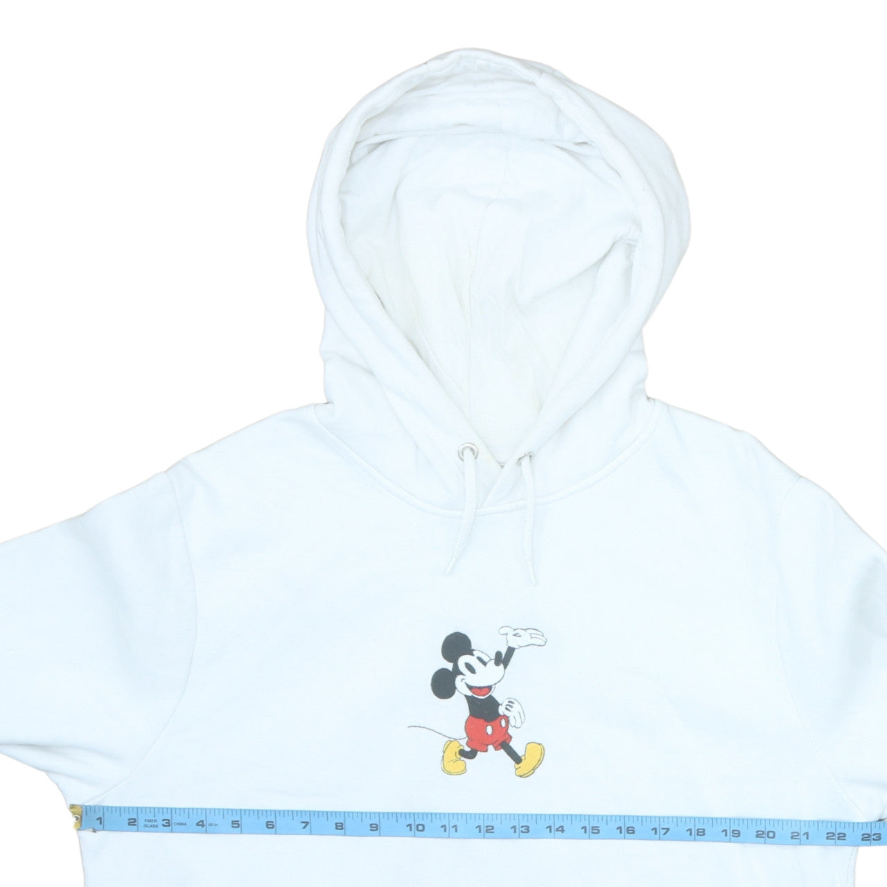 Primark Men White Mickey Mouse Pullover Hoodie XL Graphic Fleece