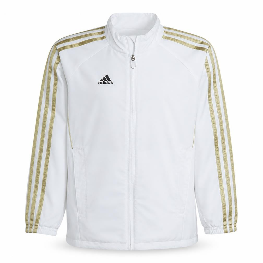Adidas Teens White Full Zip Sports Sweatshirt Size 12A