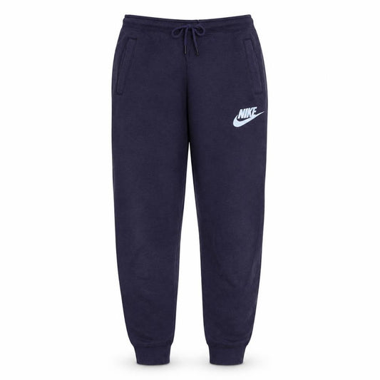 Nike Women's Blue Jogger Sweatpants M Fleece Tapered Athletic Trousers