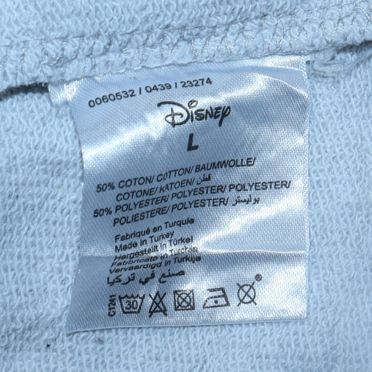 Disney Women Grey Chip and Dale Pullover Hoodie Size L