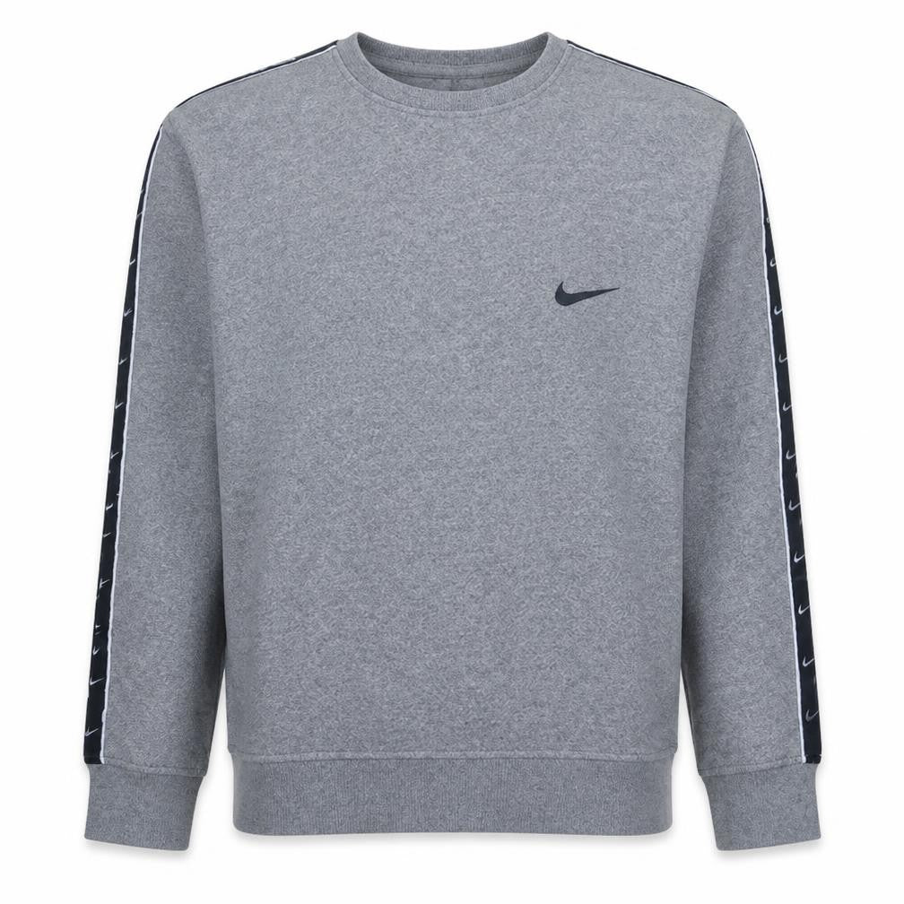 Nike Men's Grey Pullover Sweatshirt M Crew Neck Classic Fit