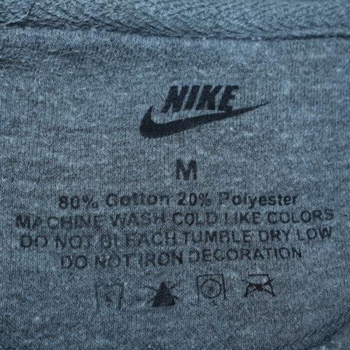 Nike Men's Grey Pullover Sweatshirt M Crew Neck Classic Fit