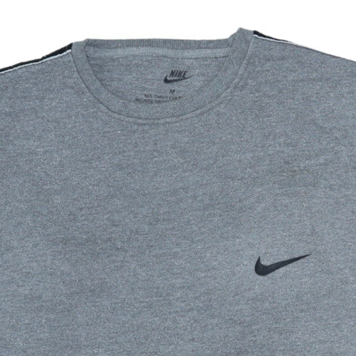 Nike Men's Grey Pullover Sweatshirt M Crew Neck Classic Fit