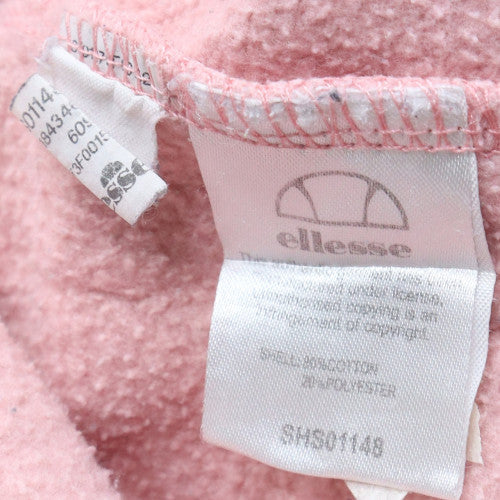 Ellesse Men's Pink Crew Neck Logo Sweatshirt M Regular Fit