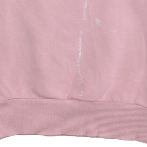 Ellesse Men's Pink Crew Neck Logo Sweatshirt M Regular Fit