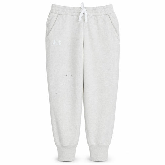 Under Armour Womens Beige M Jogger Sweatpants Elastic Waist Activewear