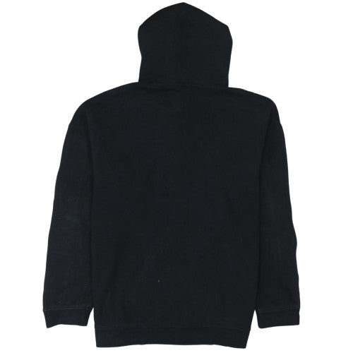 Adidas Men's Black Pullover Hoodie Small Logo 3-Stripes Fleece