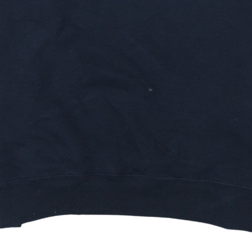 Champion Men's Black Georgetown Graphic Crew Neck Sweatshirt M