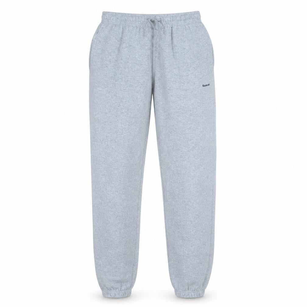 Reebok Mens Grey Sweatpants M Regular Fit Fleece Activewear Trousers