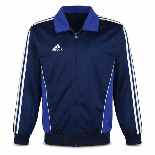 Adidas Men's Blue Track Jacket Size M Vintage 1999 Full Zip
