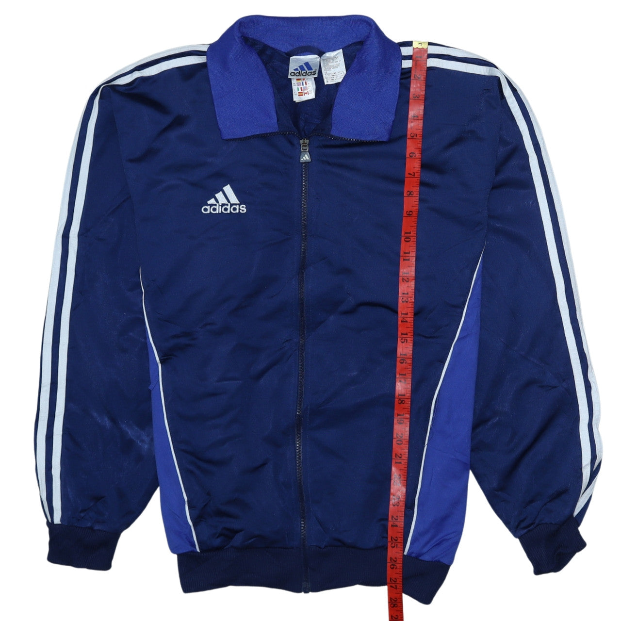 Adidas Men's Blue Track Jacket Size M Vintage 1999 Full Zip