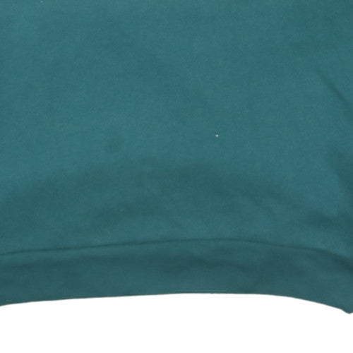 GAP Women Green Pullover Hoodie Small Logo Athletic Style Sweatshirt