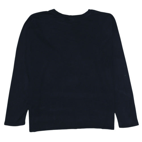 Levi's Women's Black 2XL Long Sleeve Basic Cotton T-Shirt