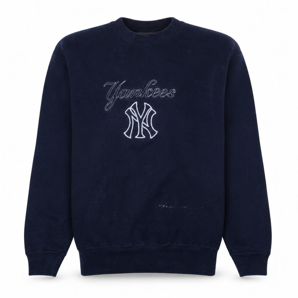 Adidas Men’s Blue Yankees Embroidered Pullover Sweatshirt XL Vintage