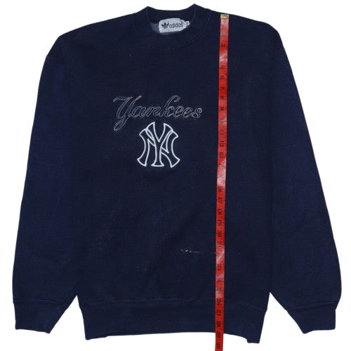 Adidas Men’s Blue Yankees Embroidered Pullover Sweatshirt XL Vintage