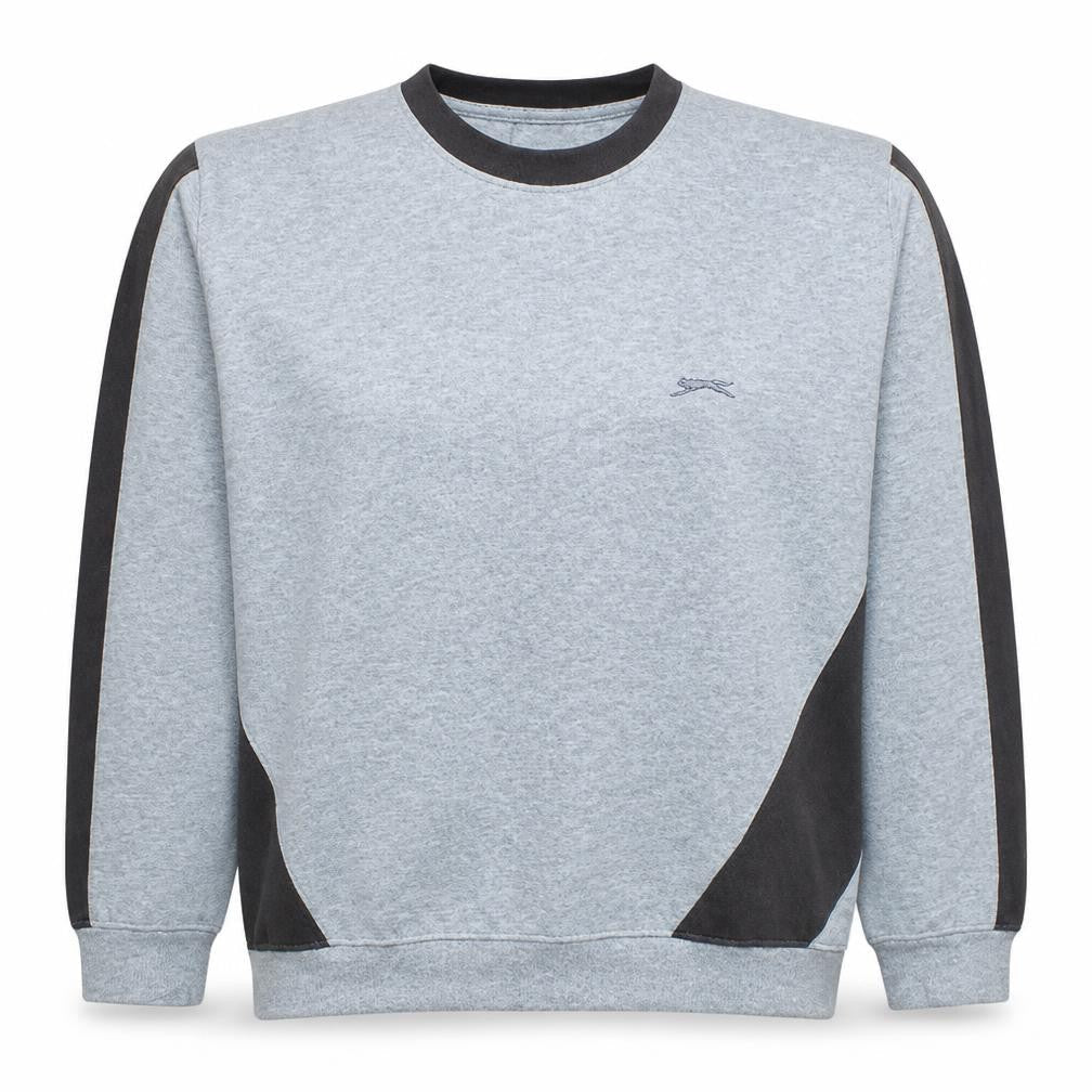 Slazenger Womens Grey Crew Neck Pullover Sweatshirt Size L