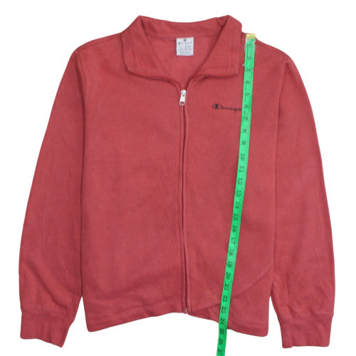 Champion Women's Red 2XL Track Jacket Full Zip Fleece