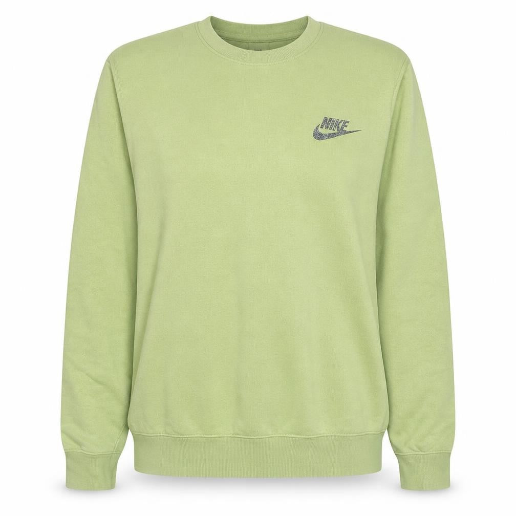 Nike Women Green Relaxed Fit Pullover Sweatshirt M