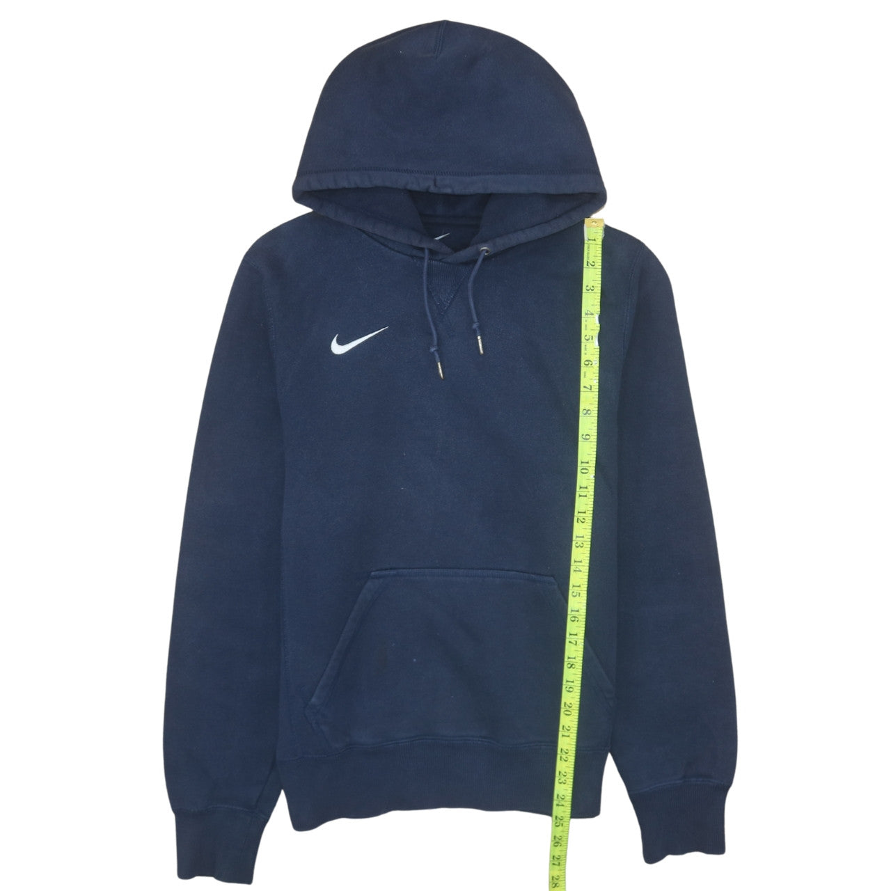 Nike Men's Blue Pullover Hoodie Small Fleece Logo Sportswear
