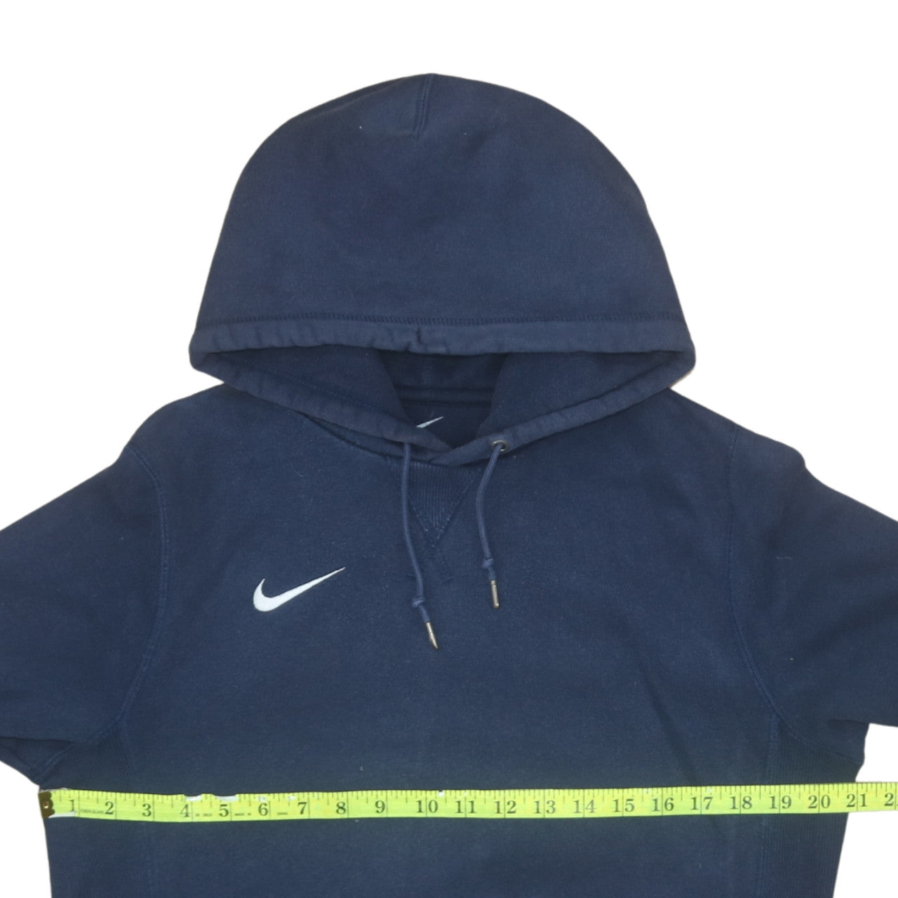 Nike Men's Blue Pullover Hoodie Small Fleece Logo Sportswear