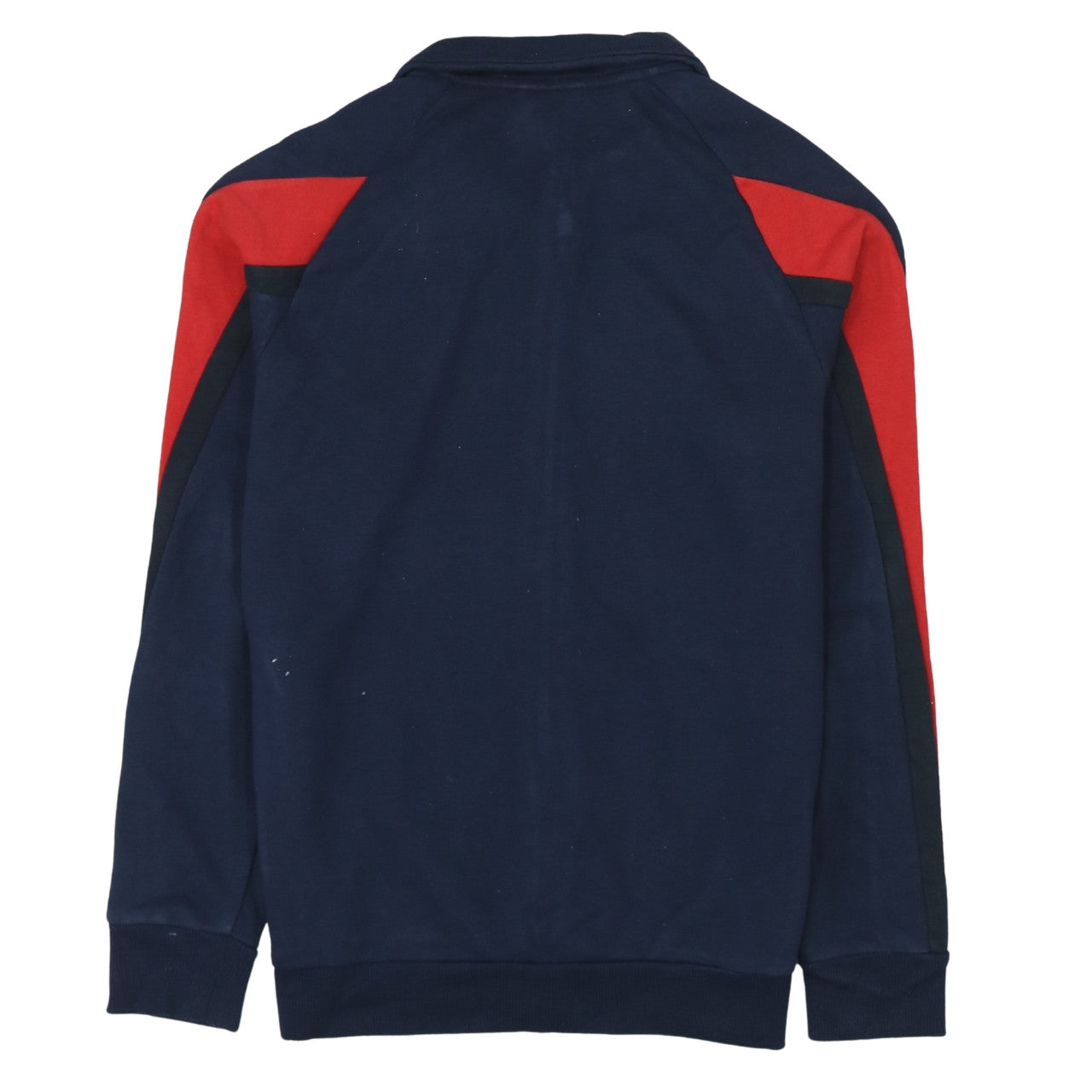 Adidas Boys Blue Track Jacket 13-14 Years Full Zip Cotton Blend Sportswear