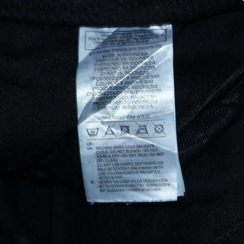 Adidas Men's Black XL Track Pants with Side Stripes