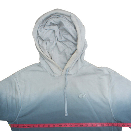 Nike Men's Blue Small Pullover Hoodie Gradient Fleece Sweatshirt