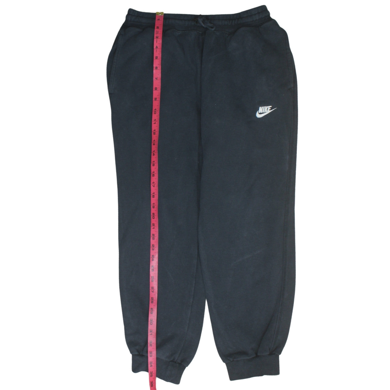 Nike Mens Black Jogger Sweatpants Tapered Fleece Trousers Size M